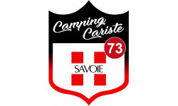 campingcariste Savoie 73 - 10x7.5cm - Autocollant(sticker)