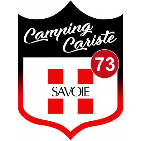 campingcariste Savoie 73 - 20x15cm - Autocollant(sticker)