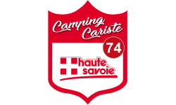 campingcariste Haute Savoie 74 - 15x11.2cm - Autocollant(sticker)