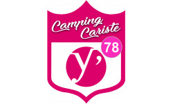 campingcariste Yvelines 78 - 10x7.5cm - Autocollant(sticker)