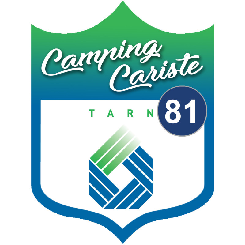 Campingcariste Tarn 81 - 10x7.5cm - Sticker/autocollant