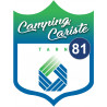 Campingcariste Tarn 81 - 10x7.5cm - Autocollant(sticker)