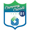 campingcariste Tarn 81 - 15x11.2cm - Sticker/autocollant