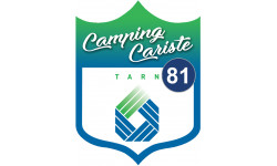 blason camping cariste Tarn 81 - 20x15cm - Autocollant(sticker)