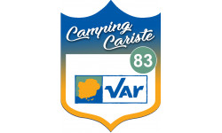 campingcariste Var 83 - 15x11.2cm - Autocollant(sticker)