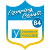 Campingcariste Vaucluse 84 - 10x7.5cm - Autocollant(sticker)