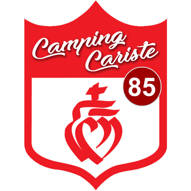Campingcariste Vendée 85 - 10x7.5cm - Sticker/autocollant