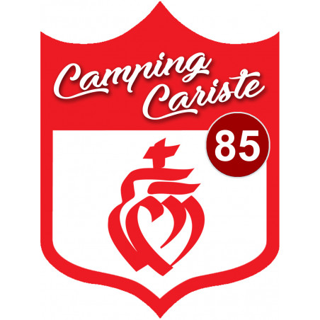 Campingcariste Vendée 85 - 10x7.5cm - Autocollant(sticker)