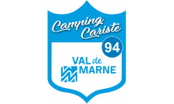 Campingcariste Val de Marne 94 - 15x11.2cm - Autocollant(sticker)