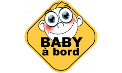 Baby à bord universel - 15cm - Autocollant(sticker)