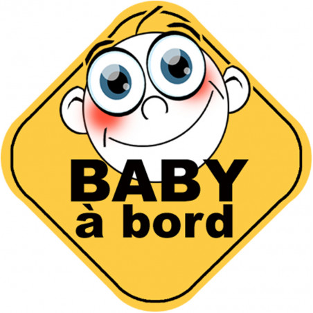 Baby à bord universel - 15cm - Autocollant(sticker)