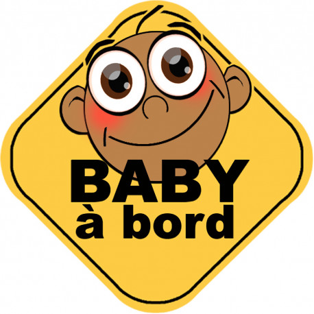 Baby à bord d'origine du sud - 10cm - Autocollant(sticker)