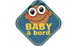 Baby à bord garçon d'origine du sud - 10cm - Autocollant(sticker)