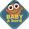 Baby à bord garçon d'origine du sud - 10cm - Autocollant(sticker)