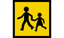 transport d'enfants - 15 cm - Autocollant(sticker)