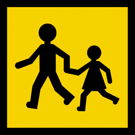 transport d'enfants - 20 cm - Autocollant(sticker)