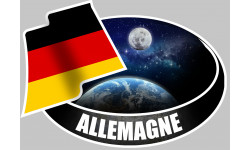  ALLEMAGNE - 15x10cm - Autocollant(sticker)