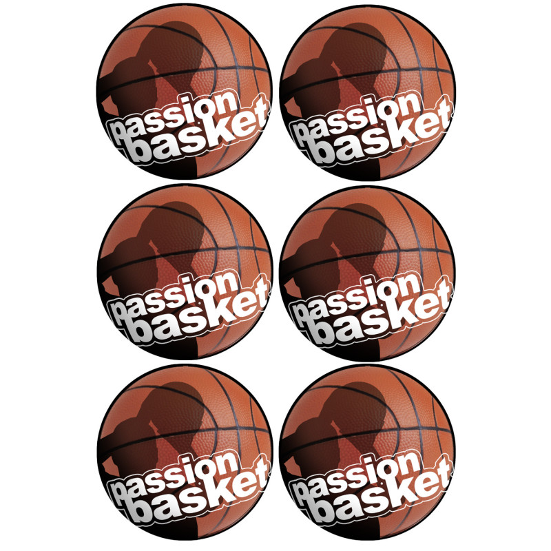 Basket SHOOT - 6X10cm - Sticker/autocollant
