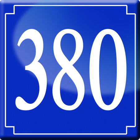 numéroderue380 classique - 10cm - Autocollant(sticker)