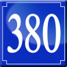 numéroderue380 classique - 10cm - Autocollant(sticker)