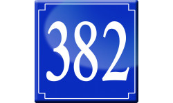 numéroderue382 classique - 10cm - Autocollant(sticker)