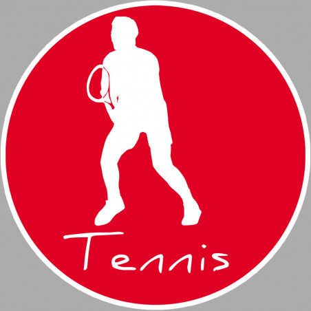 Tennis (5cm) - Autocollant(sticker)