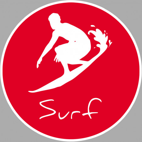 Surf-riding - 5cm - Autocollant(sticker)
