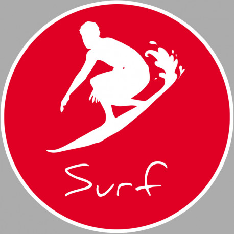 Surf-riding - 15cm - Autocollant(sticker)