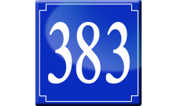 numéroderue383 classique - 10cm - Autocollant(sticker)