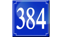 numéroderue384 classique - 10cm - Autocollant(sticker)