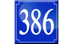 numéroderue386 classique - 10cm - Autocollant(sticker)