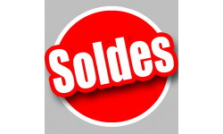 solde Rouge - 15cm - Autocollant(sticker)