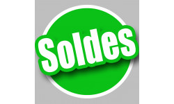 solde VERT - 15cm - Autocollant(sticker)