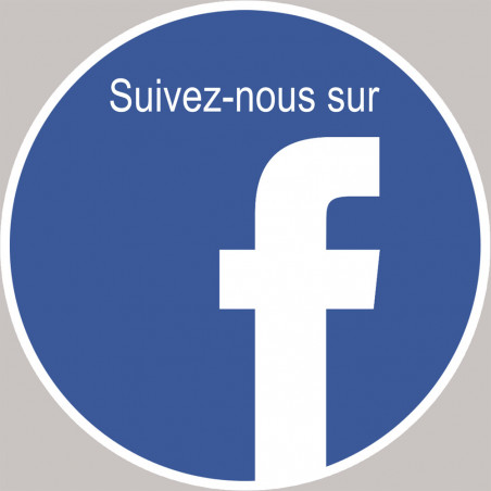 Facebook - 10cm - Autocollant(sticker)