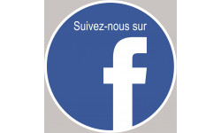 Facebook - 5cm - Autocollant(sticker)
