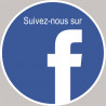 Facebook - 5cm - Autocollant(sticker)