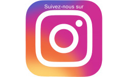 instagram - 20cm - Autocollant(sticker)