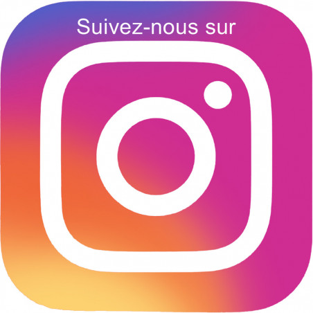 instagram - 20cm - Autocollant(sticker)