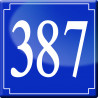 numéroderue387 classique - 10cm - Autocollant(sticker)