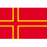 drapeau officiel Normand - 1 autocollant 19.5X13 cm - Autocollant(sticker)