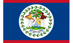 Drapeau Belize - 15x10cm - Autocollant(sticker)