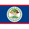 Drapeau Belize - 15x10cm - Autocollant(sticker)