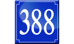 numéroderue388 classique - 10cm - Autocollant(sticker)