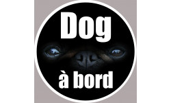 dog a bord - 5cm - Autocollant(sticker)