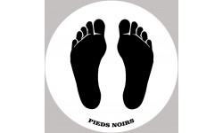 sticker / autocollant : Pieds noirs  - 20cm - Autocollant(sticker)