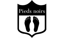 sticker / autocollant : blason Pieds noirs  - 20x15cm - Autocollant(sticker)