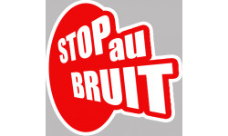 stop au bruit - 10cm - Autocollant(sticker)