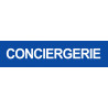 CONCIERGERIE BLEU - 29x7cm - Autocollant(sticker)