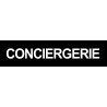 CONCIERGERIE NOIR - 15x3.5cm - Sticker/autocollant