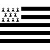 Drapeau de la Bretagne - 10x7cm - Autocollant(sticker)